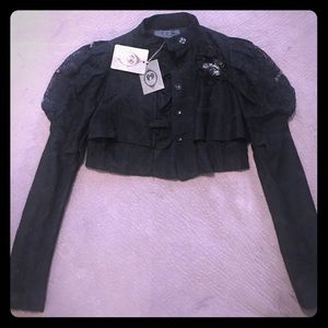 Designer All LACE Crop Jacket